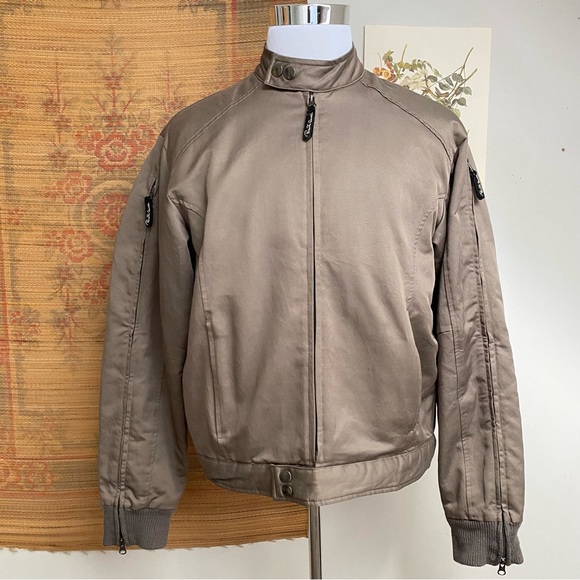 Roberto Cavalli Bomber Jacket Quilted Lined Zip Sleeves - Picture 9 of 16